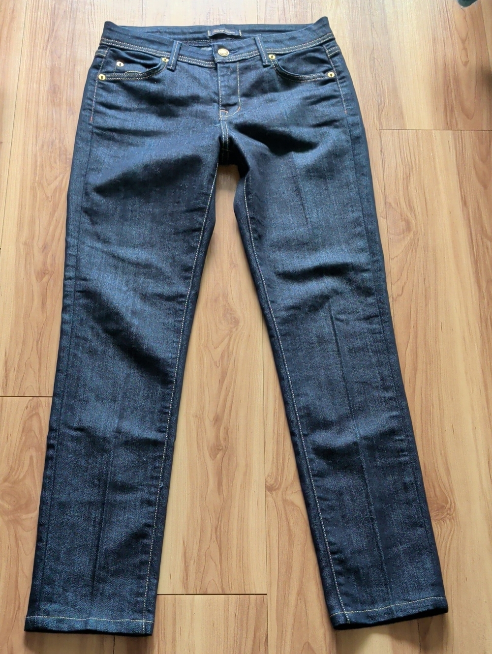 Fidelity Dark Blue Straight-Leg Women's Jeans